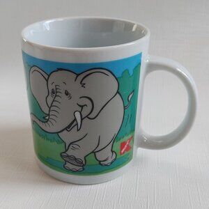 FUN RETRO KMART Department Store Coffee Mug Elephant Herd